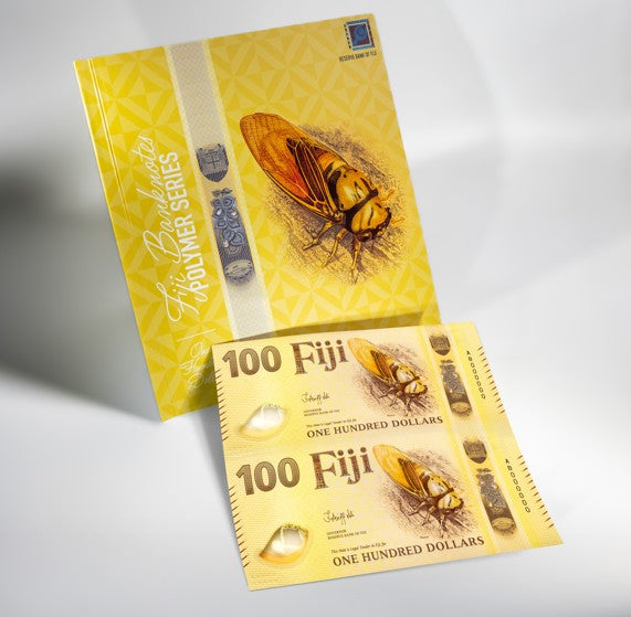 2025 New Polymer $100 Pairs Banknote Folder (2 notes in a sheet with folder)