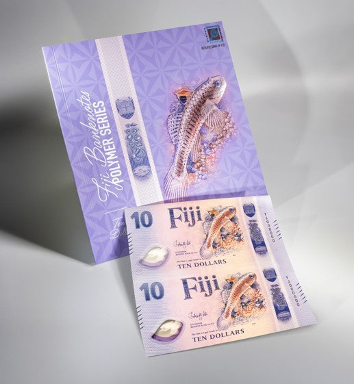 2025 New Polymer $10 Pairs Banknote Folder (2 notes in a sheet with folder)