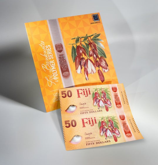 2025 New Polymer $50 Pairs Banknote Folder (2 notes in a sheet with folder)