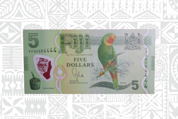 Empty Flora & Fauna $5 Single Note Folder