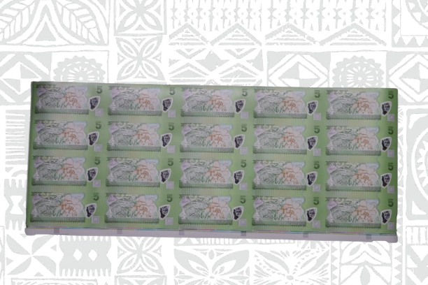 2012 $5 Uncut Sheet (20 notes in a sheet)