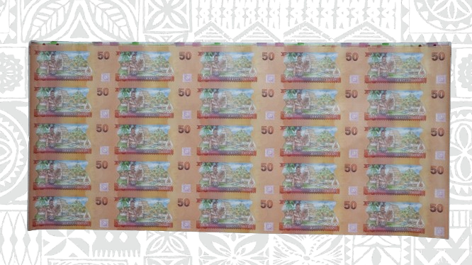 2012 $50 Uncut Sheet (25 notes in a sheet)