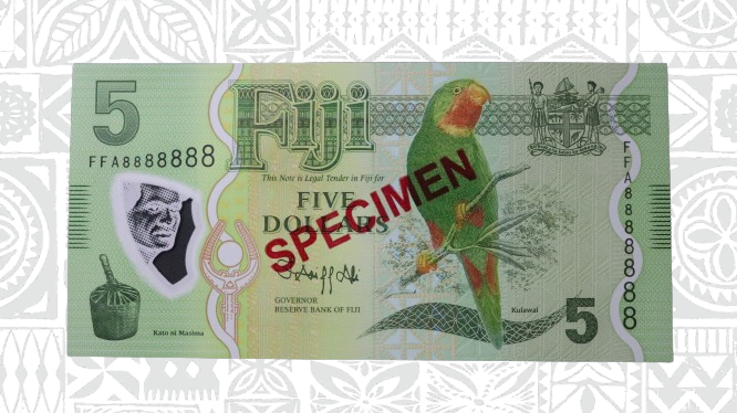 Specimen 2012 Flora & Fauna series $5 - Governor Ariff Ali Signature