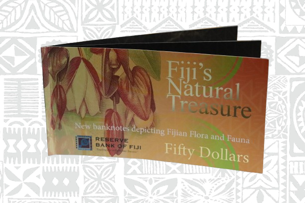 Empty Flora & Fauna $50 Single Note Folder