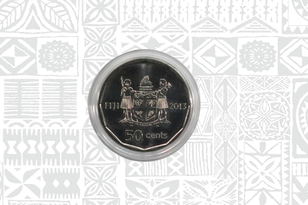 2017 50c Rugby series coin in a capsule