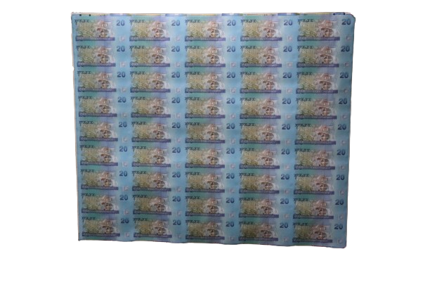 2012 $20 Uncut Sheet (45 notes in a sheet)