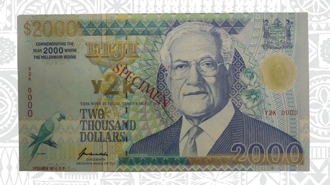 Specimen Y2K $2000 Millennium Banknote