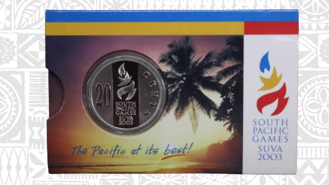 2003 20c SPG Frosted Coin