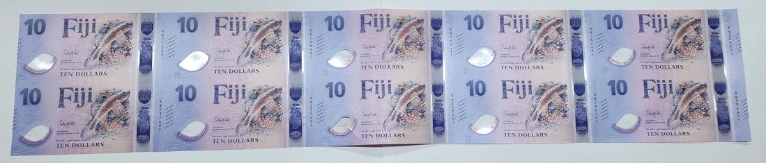 2025 New Polymer $10 Uncut Sheet (10 notes in a sheet) – Reserve Bank ...