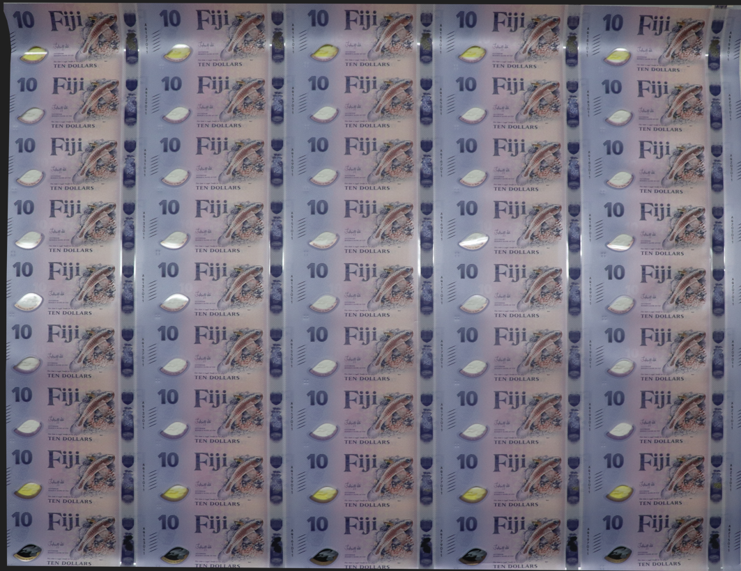 2025 New Polymer $10 Uncut Sheet (45 notes in a sheet)