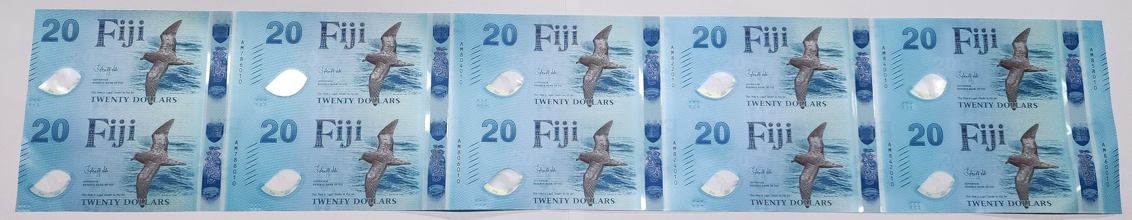 2025 New Polymer $20 Uncut Sheet (10 notes in a sheet)