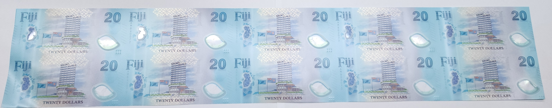 2025 New Polymer $20 Uncut Sheet (10 notes in a sheet)