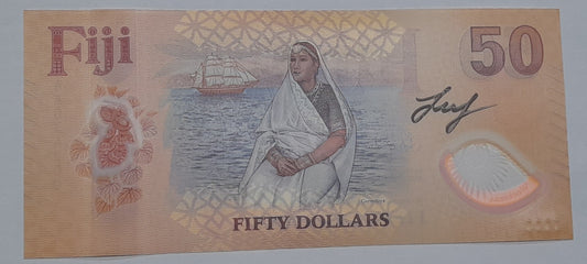 2025 New Polymer $50 Designer Autographed Banknote