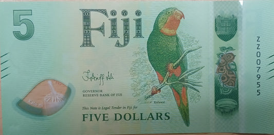 2025 New Polymer $5 Replacement Banknote