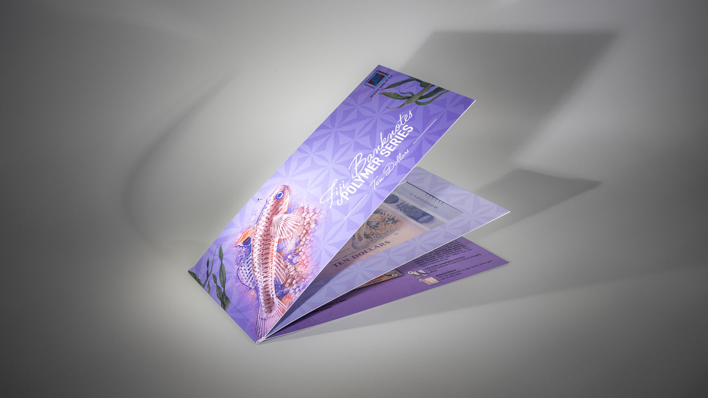 2025 New Polymer $10 Single Banknote Folder