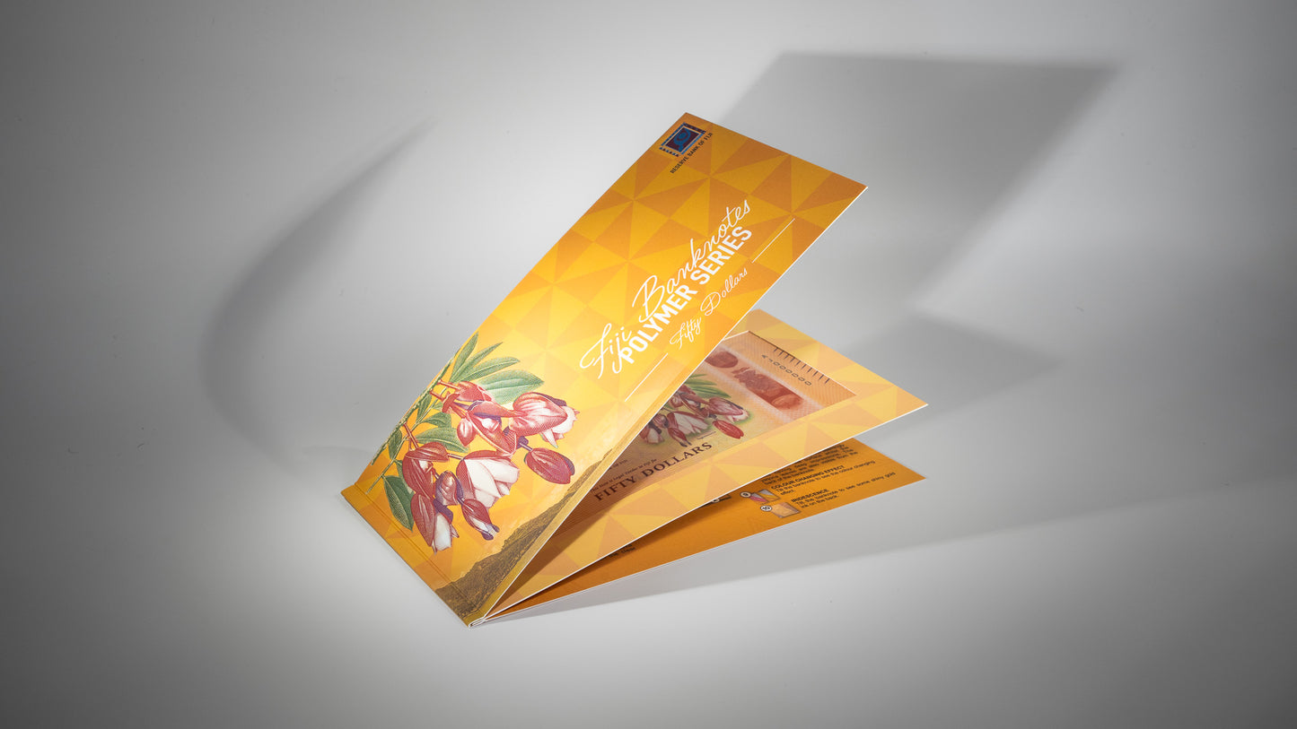 2025 New Polymer $50 Single Banknote Folder