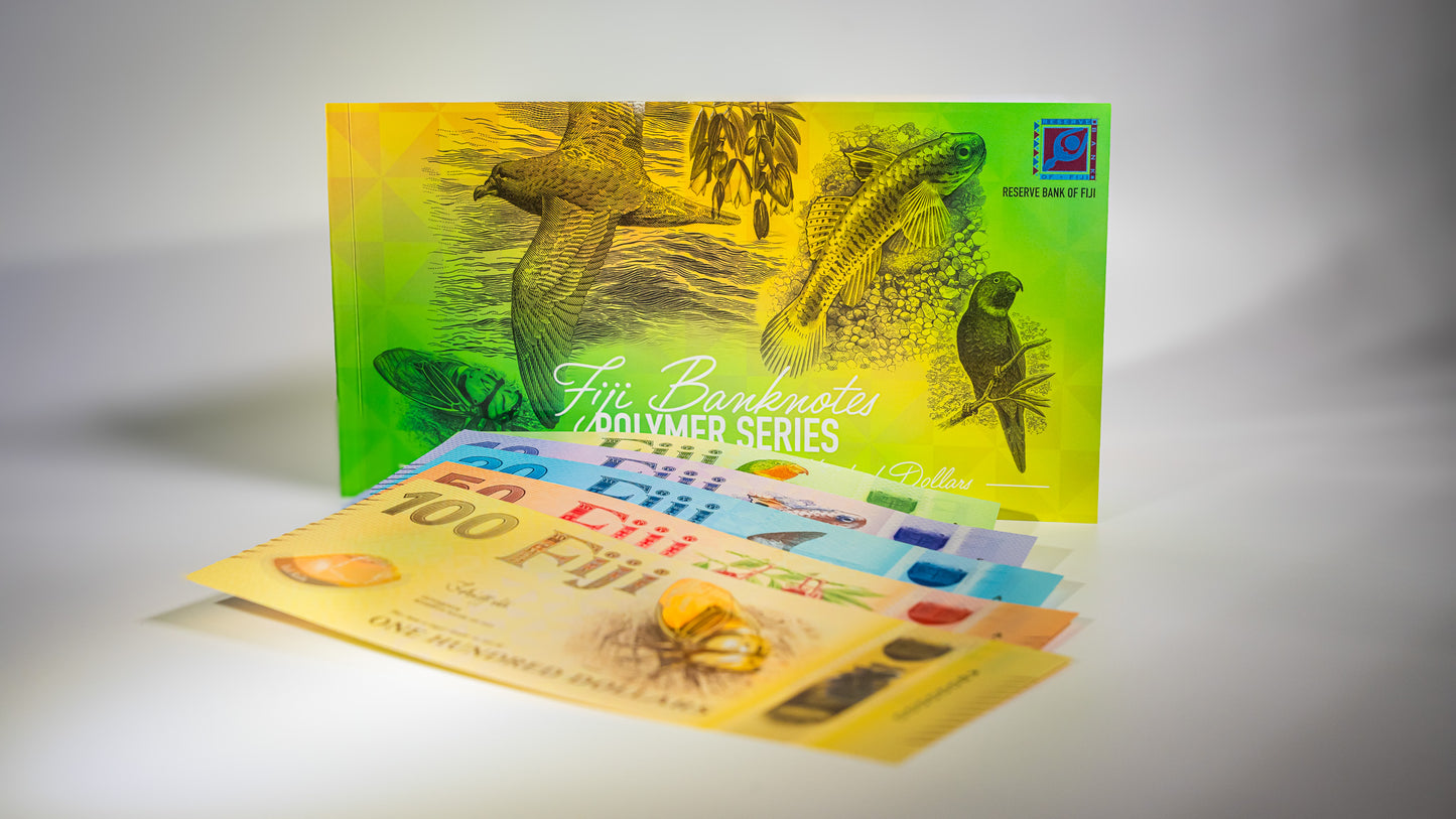 2025 Unique New Polymer Banknotes Set – Reserve Bank of Fiji