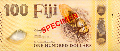 2025 New Polymer $100 Specimen Banknote