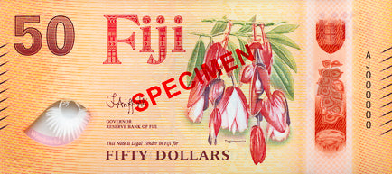 2025 New Polymer $50 Specimen Banknote