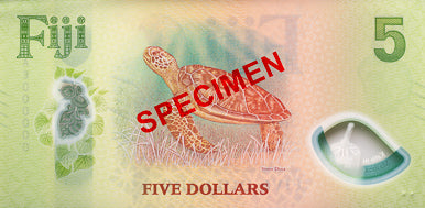 2025 New Polymer $5 Specimen Banknote