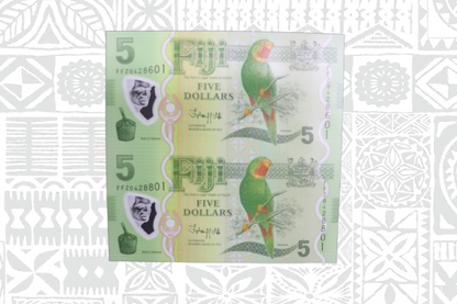 2012 $5 Uncut Sheet (2 notes in a sheet)