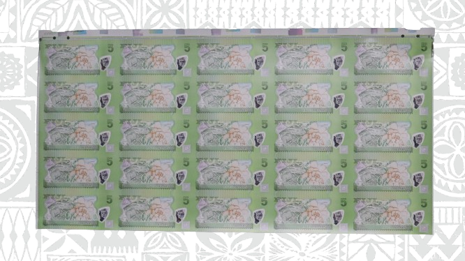 2012 $5 Uncut Sheet (25 notes in a sheet)