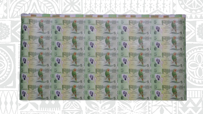 2012 $5 Uncut Sheet (25 notes in a sheet)